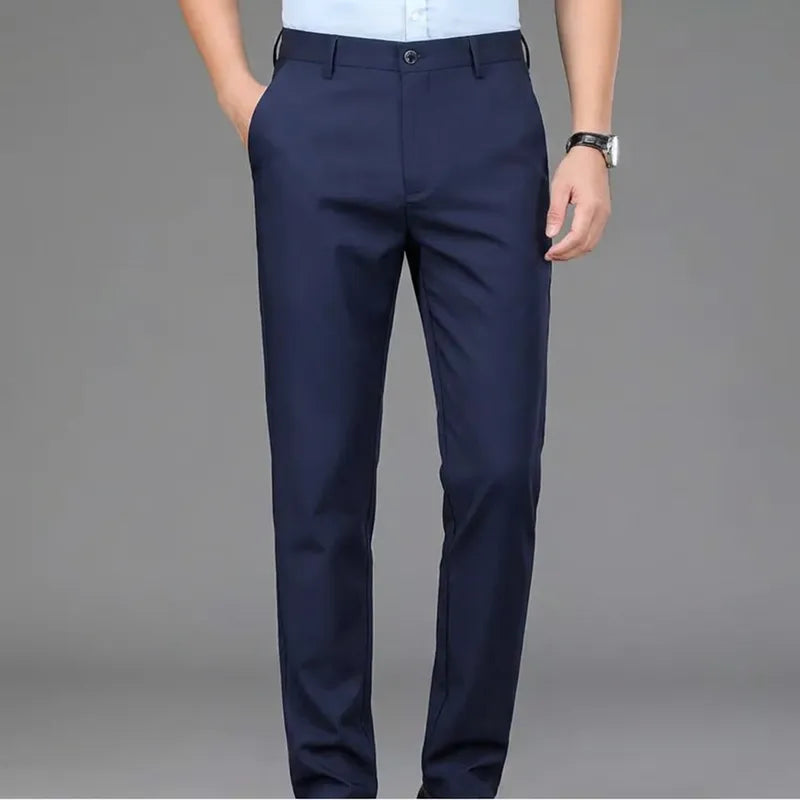 Men's navy blue trousers